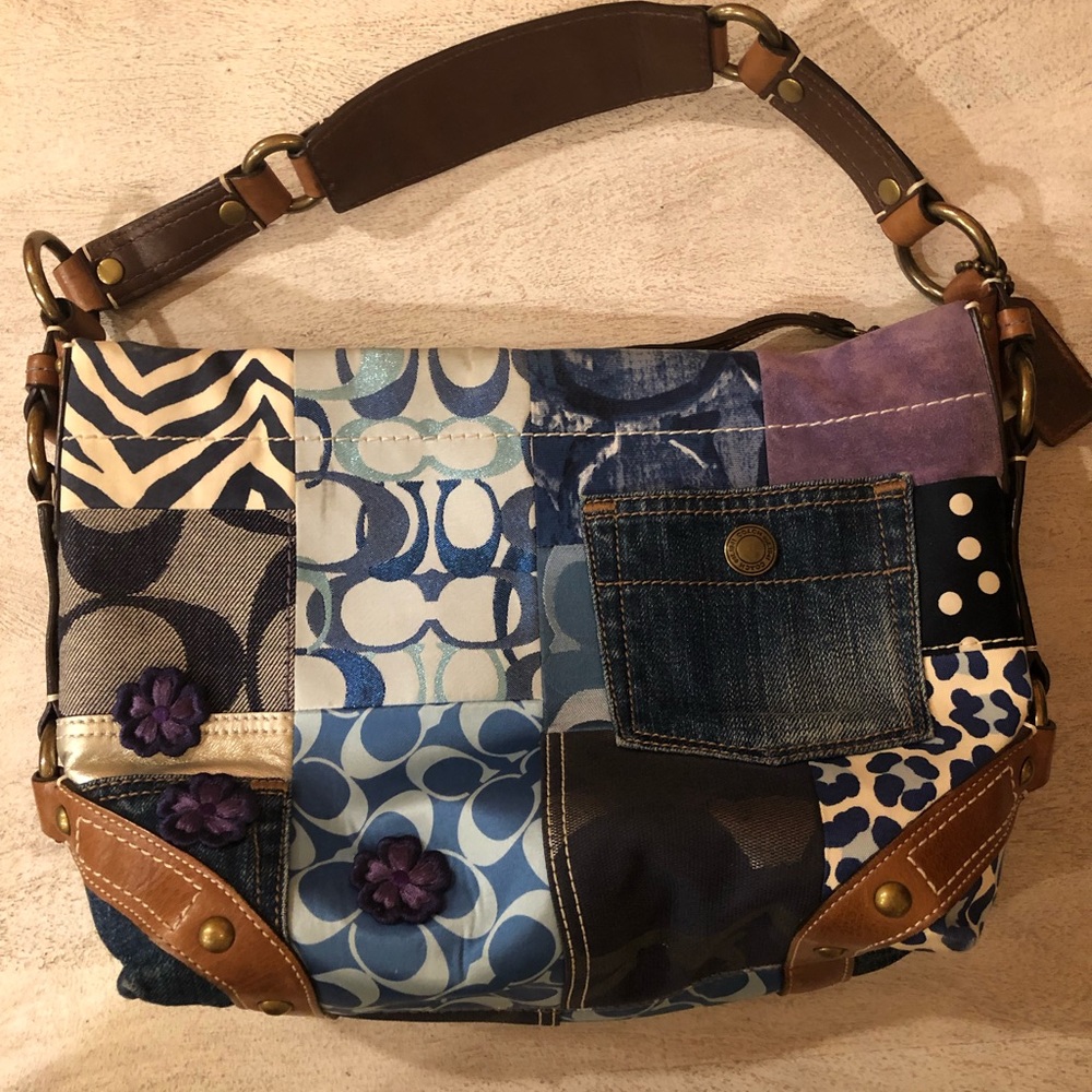 Coach patched purse